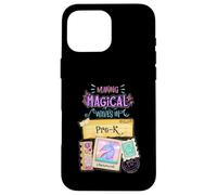 Fare onde magiche in Pre-K Back To School Mermaid Girls Custodia per iPhone 16 Pro Max