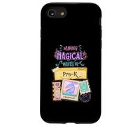 Fare onde magiche in Pre-K Back To School Mermaid Girls Custodia per iPhone SE (2020) / 7/8