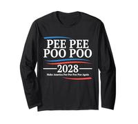 Fare pipì Cacca Cacca 2028 Peepee Poopoo Meme Maglia a Manica