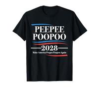 Fare pipì Cacca Cacca 2028 Peepee Poopoo Meme Maglietta