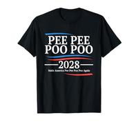 Fare pipì Cacca Cacca 2028 Peepee Poopoo Meme Maglietta