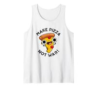 Fare Pizza Non Guerra Divertente Pace Pun Canotta