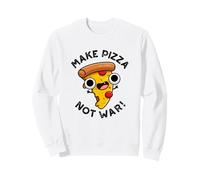 Fare Pizza Non Guerra Divertente Pace Pun Felpa