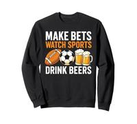 Fare scommesse Guarda Sport Bere Birre Scommesse Bere Calcio Felpa
