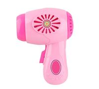 Fare Sembra Asciugacapelli Bambola Piccolo Reale Migliorare la Coordinazione occhio-mano elettronico Fare Sembra Asciugacapelli Rosa