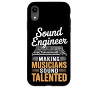 Fare suonare musicisti ingegnere audio talentuoso Custodia per iPhone XR