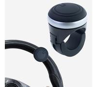 FAREASTSHOP Pomello del volante universale per auto, manopola, manopola del volante, manopola del volante, manopola girevole per auto, camion, trattori, tosaerba, carrello elevatore, ecc. (nero)