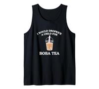 Farei Cadere Un Bambino per Boba Tea Unhinged Gen Z Meme Canotta