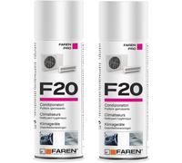 Faren F20, Igienizzante Spray per Climatizzatori di Casa e Auto, 2 X 400ml