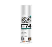 Faren F74 Grasso al Rame Spray, Lubrificante al Rame Antigrippante per Alte Temperature, Resistenza a Chimici e Acqua Salata, Prevenzione Usura Componenti, 400ml
