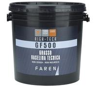 Faren GF500, Grasso alla Vaselina Tecnica, Lubrificante raffinato per impianti Alimentari e Farmaceutici a basso punto di fusione (1000ml)