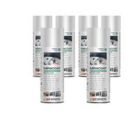 FAREN MIRACOAT,Spray Protettivo e Rigenerante,Ravviva Colore, per Plastica, Marmo, Granito, Pietra, Cemento, Metalli Lucidati e Cromati, Senza Siliconi, 400ml (6, pz)