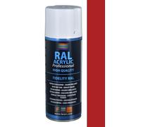 FAREN RAL ACRYLIC, Vernice spray Acrilica 100%, Smalto FIDELITY RAL, Colori Brillanti a Rapida Essiccazione, 400ml (RAL 3000 ROSSO FUOCO)(1pz)