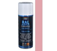 FAREN RAL ACRYLIC, Vernice spray Acrilica 100%, Smalto FIDELITY RAL, Colori Brillanti a Rapida Essiccazione, 400ml (RAL 3015 ROSA CHIARO)(1pz)