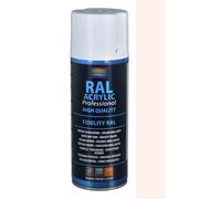 FAREN RAL ACRYLIC, Vernice spray Acrilica 100%, Smalto FIDELITY RAL, Colori Brillanti a Rapida Essiccazione, 400ml (RAL 1013 BIANCO PERLA)(1pz)