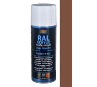 Faren RAL ACRYLIC, Vernice spray Acrilica 100%, Smalto FIDELITY RAL, Colori Brillanti a Rapida Essiccazione, 400ml (RAL 8002 MARRONE SEGNALE)(1pz)