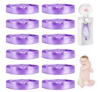 Farerkass 12 Pezzi Ricarica Mangiapannolini, 4.5m Ricarica Mangiapannolini, 7 strati Addensare Protettivi sacchetti per pannolini antiodore, Sacchetti di Ricarica Litter Locker per viola