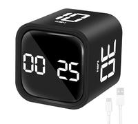Farerkass Pomodoro Timer Cube Digitale Timer Studio 5-10-30-60 Minuti e Conto Alla Rovescia Personalizzato Utilizzato In Ufficio, Studio, Bambini, Cucina In Cucina, Esercizio Fisico
