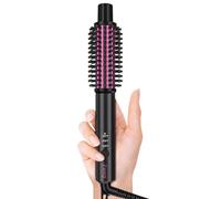 FARERY Mini Thermal Brush, Spazzola Termica 3 Temperature Regolabili, Piccolo Ferro Arricciacapelli 25mm, Spazzola Rotonda Riscaldata per Ricci Morbidi, Doppia Tensione per Viaggio