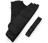 Faretra per tiro con l'arco con 3 tubi di freccia, adatta per 12-16 frecce, realizzata in nylon e Oxford, per destrorsi