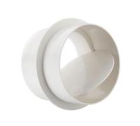 Faretta di scarico della valvola di restituzione per il sistema di ventilazione del conduttore del dotto per otturazione del backdraft per estruttura bianco 150mm