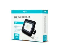 Faretti Da Esterno LED Per Casa Cortile Giardino 10W 4500K Pw Nero