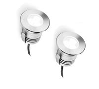 Faretti Da Esterno Per Paesaggio, Confezione Da 2, Faretti Da Incasso Per Esterni - Luci A Led Interrate, 3W Ip68, Impermeabile, In Acciaio Inossidabile, Per Piscina E Fontana, Faretto A Led Subacque