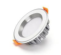 Faretti Da Incasso A LED Ф65-175mm, Lampada Soffitto Impermeabile Dimmerabile Cucina Ad Alta Efficienza Energetica For Lavanderia Dell'ingresso Del Ristorante Dell'hotel(White Silver,9WФ110-130mm)