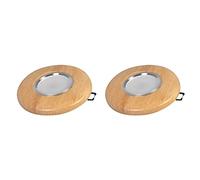 Faretti da Incasso a LED in Legno da Incasso per Interni, Confezione da 2 faretti da soffitto in Legno, luci per Quadri e Mini faretti d'aento per Soggiorno, corridoio, Galleria