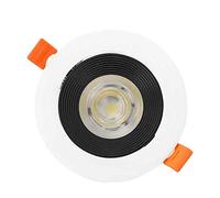 Faretti da Incasso a LED Rotondi da Incasso con Anelli di Finitura, Attacco 5W / 12W / 18W, faretti da Incasso Regolabili COB per Soggiorno, Camera da Letto, Hotel, Montaggio a soffitto, 110V-240