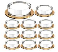 Faretti da incasso a soffitto, Confezione da 11 apparecchi neri da 28 mm, ultra sottili, semplici, decorativi, montati a filo, for corridoio e corridoio(A5w,4000K)