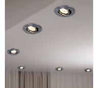 Faretti da incasso Faretto da soffitto Plafoniera orientabile a 30° Lampada dimmerabile 6x