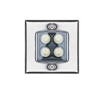 Faretti da Incasso for Esterni Piazza Luci sepolte Lampada da terra da giardino Faretto Incasso led Da Esterno Segnapasso Antipolvere e antipioggia all'aperto Illuminazione decorativa del marciapiede