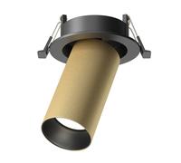 Faretti da incasso Soffitto e Parete Artisan Nero e oro opaco Alluminio IP 20 AC 220-240 10 W per cucina, sala, studio, camera da letto