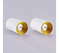 Faretti da soffitto a LED, 2 Pezzi, faretti da soffitto a Montaggio Superficiale, faretti da soffitto cilindrici per Interni da 7 W, luci per Quadri da Galleria e Mini faretti d'accento per soggi