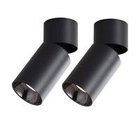Faretti da soffitto a LED, Set di 2 faretti da Parete orientabili, faretti direzionali, faretti da Incasso per Interni, per Soggiorno, Camera da Letto, Galleria, Illuminazione per Quadri
