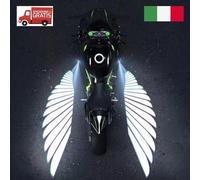 Faretti Faro Lampada LED MOTO SCOOTER laterale ALI D' ANGELO luce bianca 12V