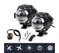 Faretti Frontali Fendinebbia da Moto con Interruttore Universale 2pz LED