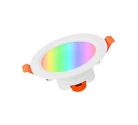 Faretti Incasso con Luce Led Multicolore, Faretto Compatibile con Alexa Google Home Assistant, Lampadine Intelligenti, Collegamento Wifi da 3,5 pollici, Smart Home Automation - App Tuya o Smart Life