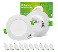 FARETTI LED DA INCASSO 5W PER CARTONGESSO LUCE CALDA 3000K - SET DI 10 ILLUMINAZ