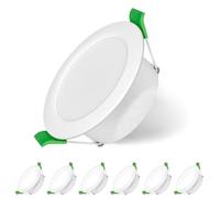 Faretti Led da Incasso per Cartongesso 230V 8W Foro Φ 75-85mm IP44 Non