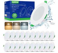 Faretti Led da Incasso per Cartongesso 7W Diametro Foro 75-90mm 24mm