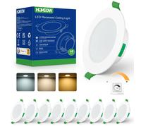 Faretti LED Da Incasso per Cartongesso Dimmerabili, 7W 220V Luci Da Incasso 2700