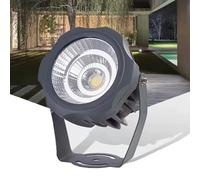 Faretti LED Esterno - Faretto Luce Da Pavimento, Proiettore LED Orientabile Impermeabile IP65, Luci Interrate Rotonde Da 220 V, Per Insegne Pubblicitarie A Parete, Luci Da Prato(Warm light,10W)