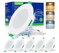 FARETTI LED INCASSO CARTONGESSO 7W DIAMETRO FORO 75 90 MM SPESSORE 24 MM LUCE BI