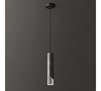 Faretti Moderni Wmdtr, Lampada a Sospensione a Testa Singola, Lampada a Sospensione a Tubo Lungo, Lampada a Sospensione antiruggine per Bar e ristoranti, Lampada a Sospensione a Cilindro con Alte