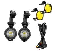 Faretti Moto,Fari Antinebbia Per moto,Luci Di Conversione Esterne Per a LED,Fari Supplementari, Faretto a Led,Ip67, 40w,Rotazione Di 360 Gradi