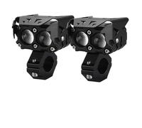 Faretti Moto Led Faretto for moto Bianco Giallo Fendinebbia Luci ausiliarie Moto(2pcs Light and Wires)