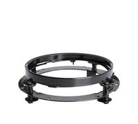 Faretti Moto Led Faro Anteriore A LED H4 Da 7 Pollici Moto Per Softail Per Slim Per Fat Boy Con Luci Diurne A Alte/basse Led Moto Fari(Bracket Black)