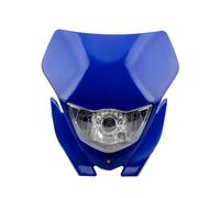 Faretti Moto Led Lampada faro per moto per Kawasaki KLX EXC XCF SX F SMR H4 per enduro per supermoto faro per moto da cross Faro LED Moto(Blu)